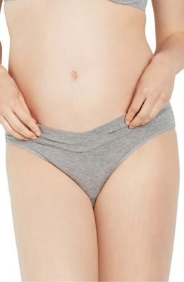 MOTHERHOOD MATERNITY Maternity Bikini Briefs in Heather Grey