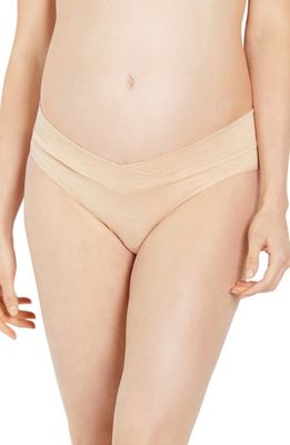 MOTHERHOOD MATERNITY Maternity Low Waist Bikini Briefs in Nude
