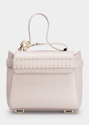 Nacha Small Leather Top-Handle Bag