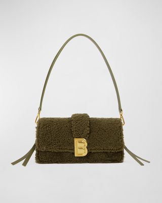 Nia Flap Shearling Shoulder Bag