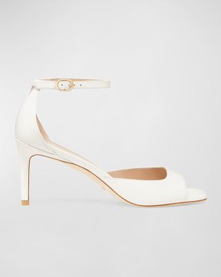 Nudistia Leather Ankle-Strap Sandals
