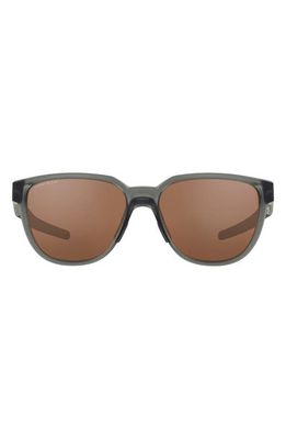 Oakley Actuator 57mm Prizm Rectangular Sunglasses in Smoke