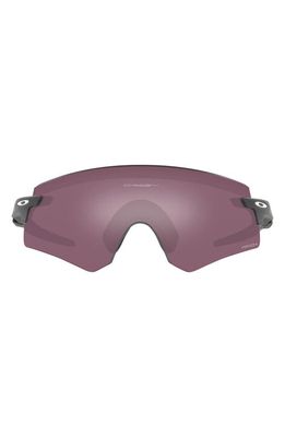 Oakley Encoder 136mm Prizm Rimless Wrap Shield Sunglasses in Grey Jeans