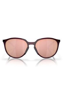 Oakley Sielo 57mm Round Sunglasses in Rose Gold
