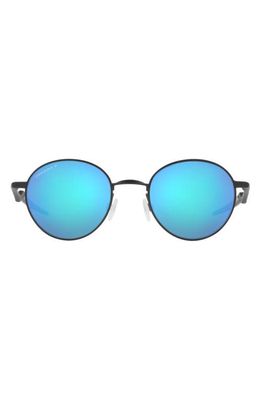 Oakley Terrigal 51mm Polarized Round Sunglasses in Sapphire