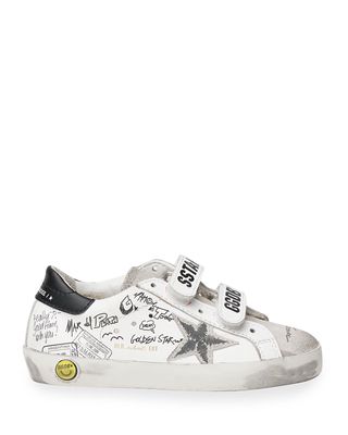 Old School Leather Journey Signature Sneakers, Baby/Toddlers
