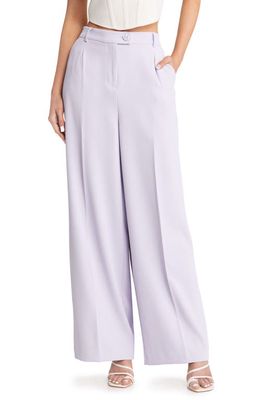 Open Edit Wide Leg Work Pants in Purple Calluna