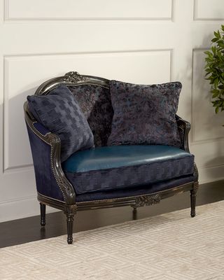 Oretta Leather Settee