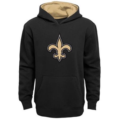 Outerstuff Preschool Black New Orleans Saints Prime Pullover Hoodie
