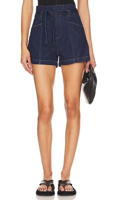 PAIGE Anessa Short in Blue