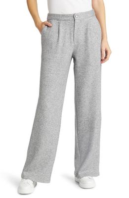 PAIGE Kara Mélange Pants in Heather Grey