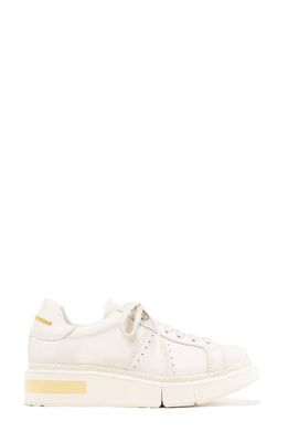 Paloma Barcelo Agen Sneaker in White/Gesso-S. yellow