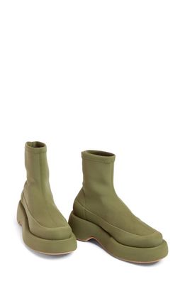 Paloma Barcelo Anne Platform Bootie in Khaki