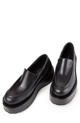 Paloma Barcelo Gael Platform Loafer in Black