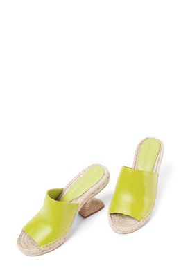 Paloma Barcelo Leonor Slide Sandal in Mint