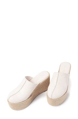 Paloma Barcelo Sacha Platform Wedge Mule in Glacial