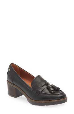 PIKOLINOS Llanes Loafer Pump in Black