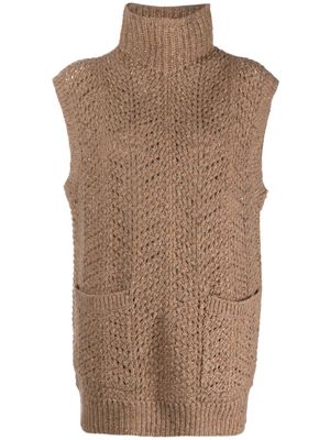 Polo Ralph Lauren COTTON WOOL DONEGAL-SLS-PLO - Brown