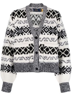 Polo Ralph Lauren intarsia-knit cardigan - Black