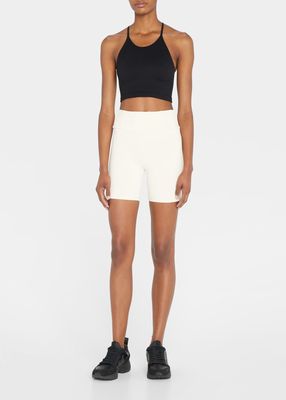Prism High-Waisted Biker Shorts