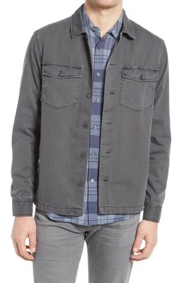 Rails Kerouac Cotton Shirt Jacket in Charcoal