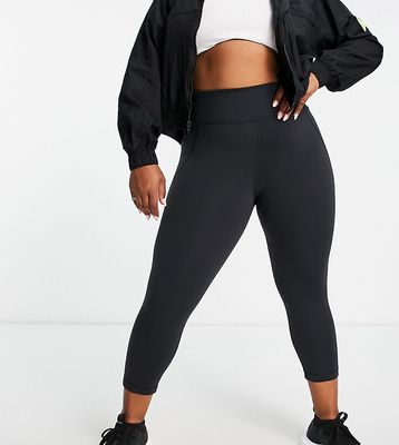 Reebok Plus Lux 3/4 leggings in black