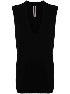Rick Owens knitted tank top - Black