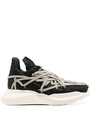 Rick Owens Megalaced runner sneakers - Black