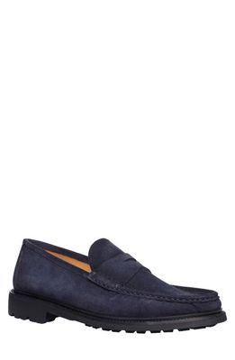 Ron White Haydon Weatherproof Penny Loafer in Navy