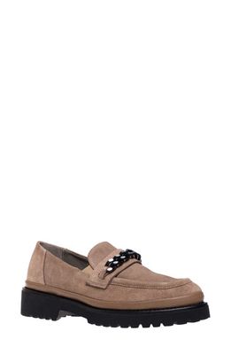 Ron White Renee Chain Detail Weatherproof Loafer in Mink