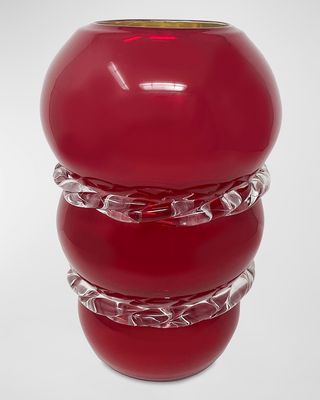 Rope Mirrored Vase