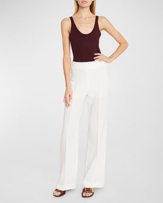 Rustic Wool Gauze Trouser Pants