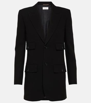 Saint Laurent Crêpe blazer