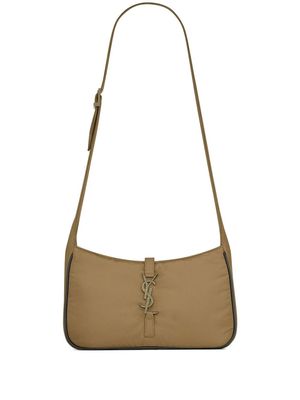 Saint Laurent Le 5 à 7 logo-buckle shoulder bag - Gold