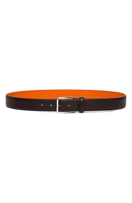 Santoni Leather Belt in Brown