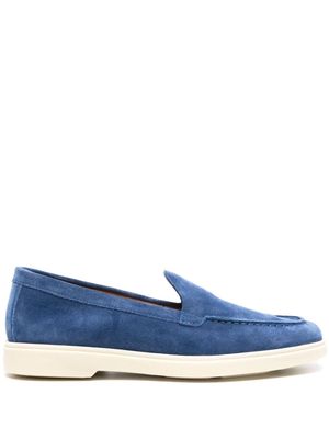 Santoni Yaltamoc suede loafers - Blue