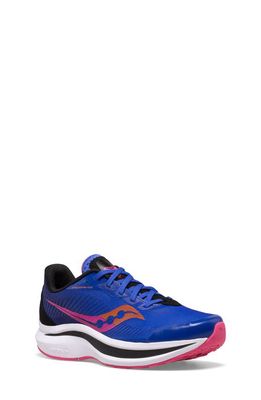 Saucony Kids' Endorphin Running Shoe in Blue/Raz