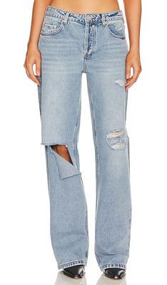 SER.O.YA Brenna Boyfriend Jean in Blue