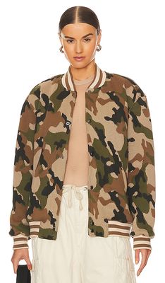 SER.O.YA Bryan Bomber Jacket in Green