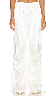 SER.O.YA Finley Cargo Pant in White