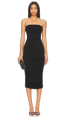 SER.O.YA Martha Dress in Black