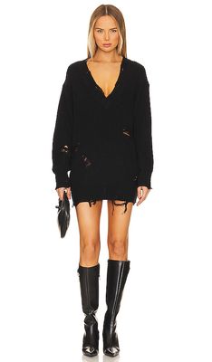 SER.O.YA Rumi Sweater Dress in Black