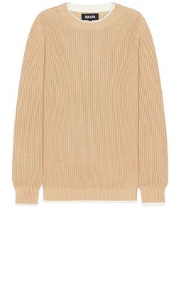 SER.O.YA Vernon Crewneck in Tan