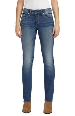 Silver Jeans Co. Suki Low Rise Straight Leg Jeans in Indigo