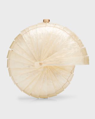 Sirena Shell Acrylic Clutch Bag
