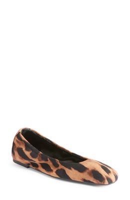 Stuart Weitzman Leopard Print Ballet Flat in Classic