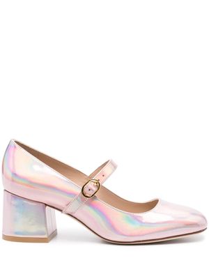 Stuart Weitzman Stuart MJ 60mm leather pumps - Pink