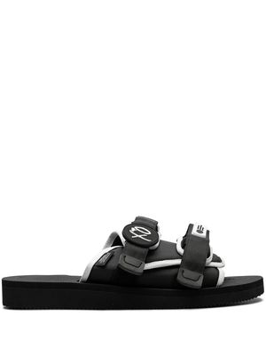 Suicoke XO Moto "The Weeknd - Black" slides