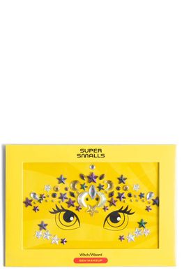 Super Smalls Kids' Witch & Wizard Gem Face Stickers in Multi Yellow