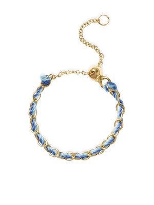 THE ALKEMISTRY 18kt yellow gold Auric chain thread ring